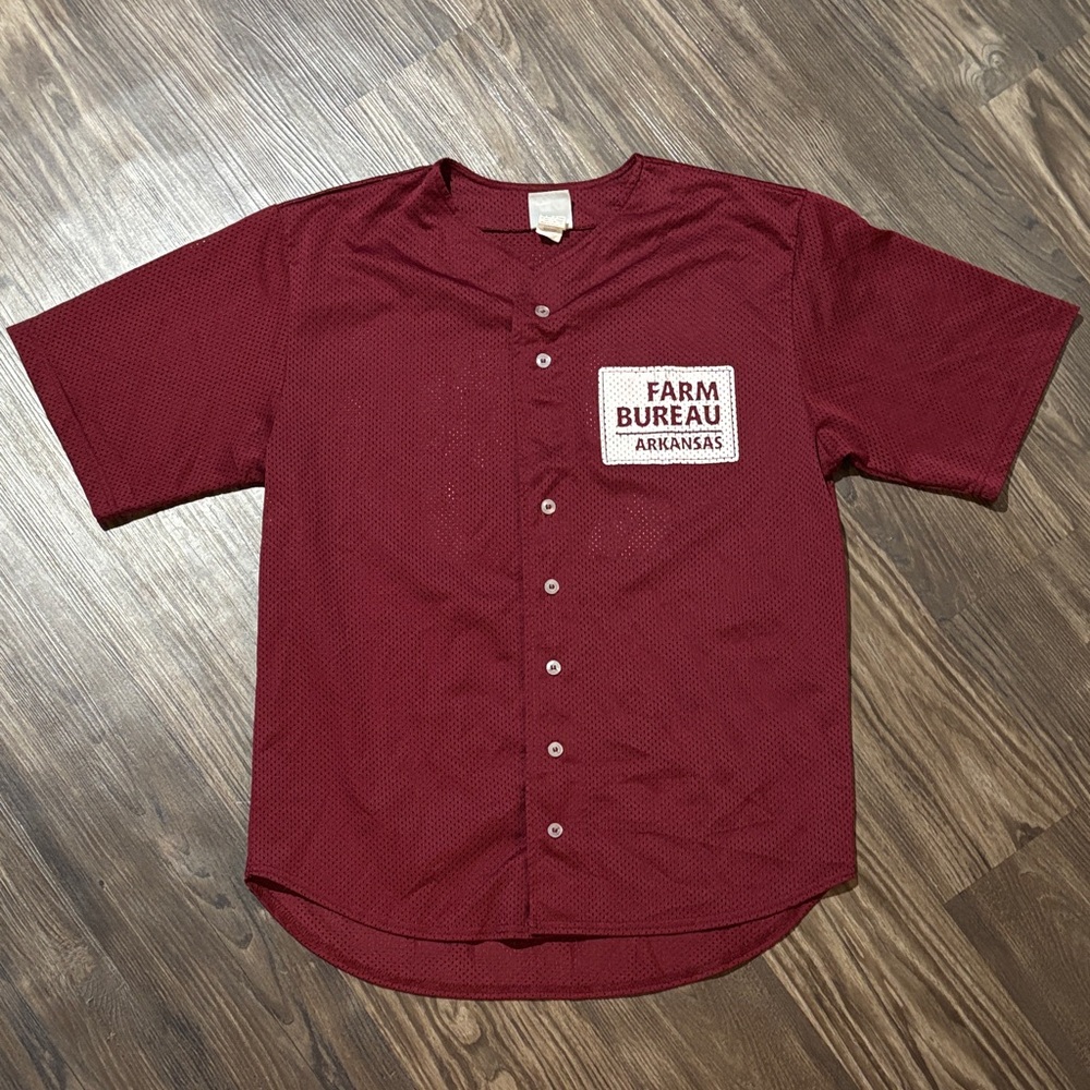 Vintage Farm Bureau Arkansas Baseball Jersey